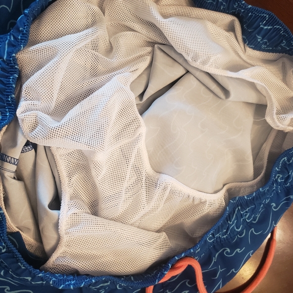New! J.Crew Factory Blue Swim Trunks XL - Picture 7 of 9